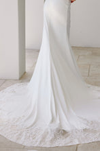 Load image into Gallery viewer, Nox Anabel JE1022L - Sheer Lace A-line Wedding Gown