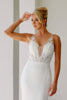 Load image into Gallery viewer, Nox Anabel JE1022L - Sheer Lace A-line Wedding Gown