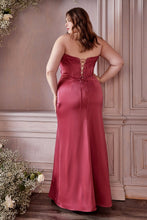 Load image into Gallery viewer, Romantic off the shoulder corset back with perfectly pleated skirt.