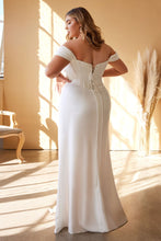 Load image into Gallery viewer, STUNNING SATIN CORSET WEDDING DRESS