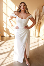 Load image into Gallery viewer, STUNNING SATIN CORSET WEDDING DRESS
