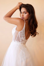 Load image into Gallery viewer, LAYERED TULLE A-LINE BRIDAL GOWN