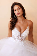 Load image into Gallery viewer, LAYERED TULLE A-LINE BRIDAL GOWN