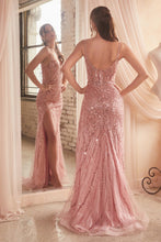 Load image into Gallery viewer, Ladivine CD0220 - SEQUIN FITTED GOWN