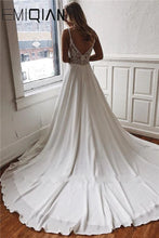 Load image into Gallery viewer, Long Elegant Boho Beach Wedding Gown - Oh MY LLC Private Label 3000AEPKTSAE952