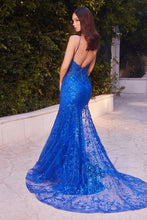 Load image into Gallery viewer, Ladivine A1252 - LACE EMBELLSIHED MERMAID GOWN