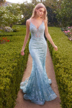 Load image into Gallery viewer, Ladivine A1252 - LACE EMBELLSIHED MERMAID GOWN