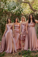 Load image into Gallery viewer, Simply Elegant Satin A line Gown - Ladivine BD104