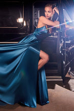 Load image into Gallery viewer, Simply Elegant Satin A line Gown - Ladivine BD104