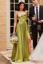 Load image into Gallery viewer, Simply Elegant Satin A line Gown - Ladivine BD104