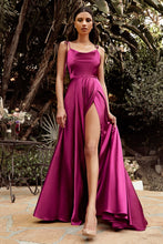 Load image into Gallery viewer, Simply Elegant Satin A line Gown - Ladivine BD104