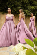 Load image into Gallery viewer, Simply Elegant Satin A line Gown - Ladivine BD104