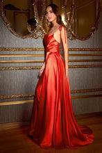 Load image into Gallery viewer, Simply Elegant Satin A line Gown - Ladivine BD104