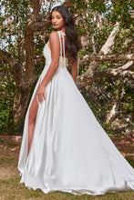 Load image into Gallery viewer, RAVISHING COWL A-LINE SATIN WEDDING GOWN