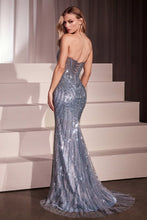 Load image into Gallery viewer, Ladivine CC398 - STRAPLESS BEADED FITTED GOWN