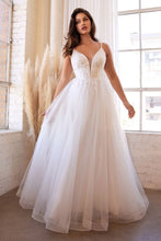 Load image into Gallery viewer, Beaded bodice, A line, glittery layered tulle bridal gown - Oh MY LLC Private Label 3000C0154WD