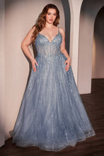Load image into Gallery viewer, Ladivine CD786C - A-LINE LAYERED TULLE PLUS SIZE DRESS