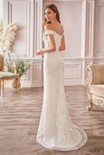 Load image into Gallery viewer, SHEATH OFF THE SHOULDER BRIDAL GOWN