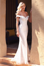 Load image into Gallery viewer, SHEATH OFF THE SHOULDER BRIDAL GOWN