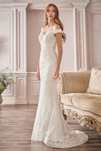 Load image into Gallery viewer, SHEATH OFF THE SHOULDER BRIDAL GOWN