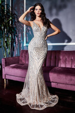 Load image into Gallery viewer, Couture beaded Fit & Flare Gown -  Ladivine CD935