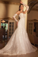 Load image into Gallery viewer, LONG SLEEVE LACE BRIDAL GOWN
