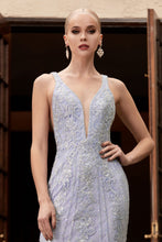 Load image into Gallery viewer, Pastel beaded lace column dress -Ladivine CD981