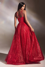 Load image into Gallery viewer, Ladivine CD996 - LAYERED GLITTER BALL GOWN