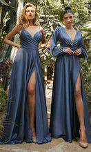 Load image into Gallery viewer, Ladivine 7485 - Soft Satin A-Line Gown