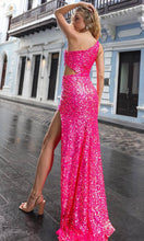 Load image into Gallery viewer, Nox Anabel A1307 - Sequin Cutout Prom Dress