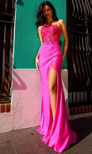 Load image into Gallery viewer, Nox Anabel A1317 - Lace Appliqued Sleeveless Evening Dress