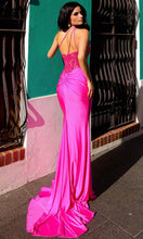 Load image into Gallery viewer, Nox Anabel A1317 - Lace Appliqued Sleeveless Evening Dress