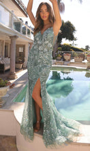 Load image into Gallery viewer, Nox Anabel C1458 - Paillette Deep V-Neck Prom Dress