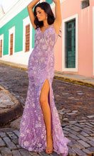 Load image into Gallery viewer, Nox Anabel C1458 - Paillette Deep V-Neck Prom Dress