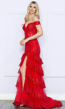 Load image into Gallery viewer, Nox Anabel R1301 - Applique Trumpet Prom Dress