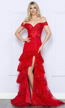 Load image into Gallery viewer, Nox Anabel R1301 - Applique Trumpet Prom Dress