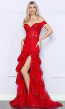 Load image into Gallery viewer, Nox Anabel R1301 - Applique Trumpet Prom Dress