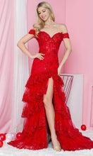 Load image into Gallery viewer, Nox Anabel R1301 - Applique Trumpet Prom Dress