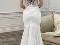 Load and play video in Gallery viewer, JOLIE LACE BRIDAL GOWN