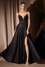 Load image into Gallery viewer, Ladivine T214 - Open Back Glitter Evening Dress