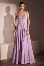 Load image into Gallery viewer, Ladivine T214 - Open Back Glitter Evening Dress