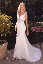 Load image into Gallery viewer, STRIKING FLORAL MERMAID WEDDING GOWN