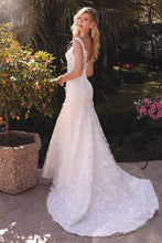 Load image into Gallery viewer, STRIKING FLORAL MERMAID WEDDING GOWN