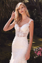 Load image into Gallery viewer, STRIKING FLORAL MERMAID WEDDING GOWN