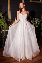 Load image into Gallery viewer, GLITTER FLOCKED BRIDAL BALL GOWN