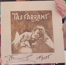 Load image into Gallery viewer, Taj Farrant Custom Pyrography Autographed Artwork
