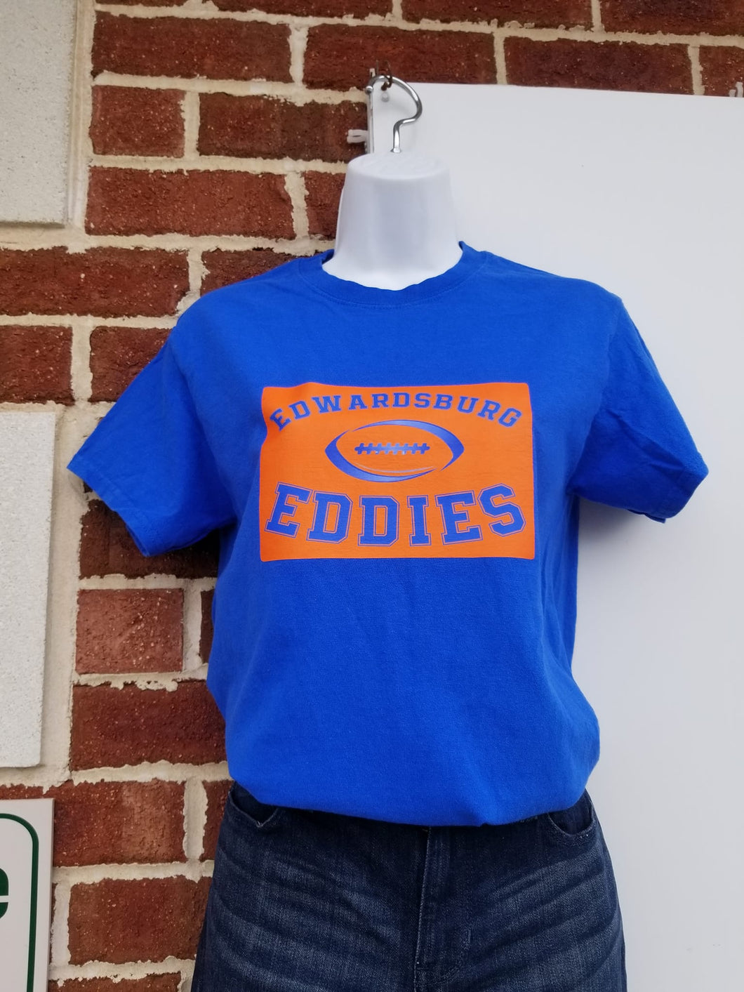 Sports Swag Custom Edwardsburg Eddies Football T Shirt