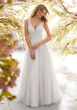 Load image into Gallery viewer, Mori Lee - 6891 - Elegant English Net Ball Gown
