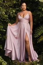 Load image into Gallery viewer, Ladivine 7485 - Soft Satin A-Line Gown
