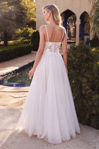BEAUTIFULLY LAYERED A-LINE TULLE BRIDAL GOWN
